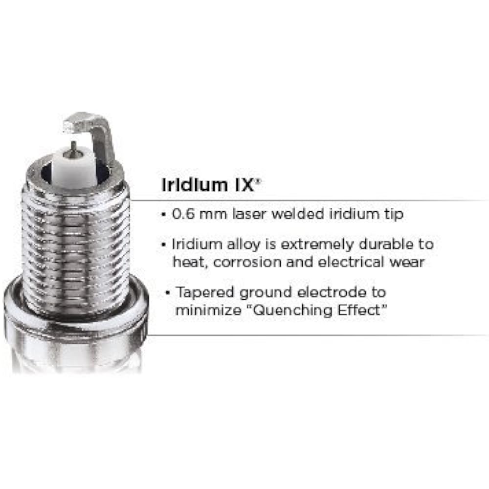 7803 NGK (DPR7EIX-9) Iridium Spark Plug (Quantity 2 Per Order)