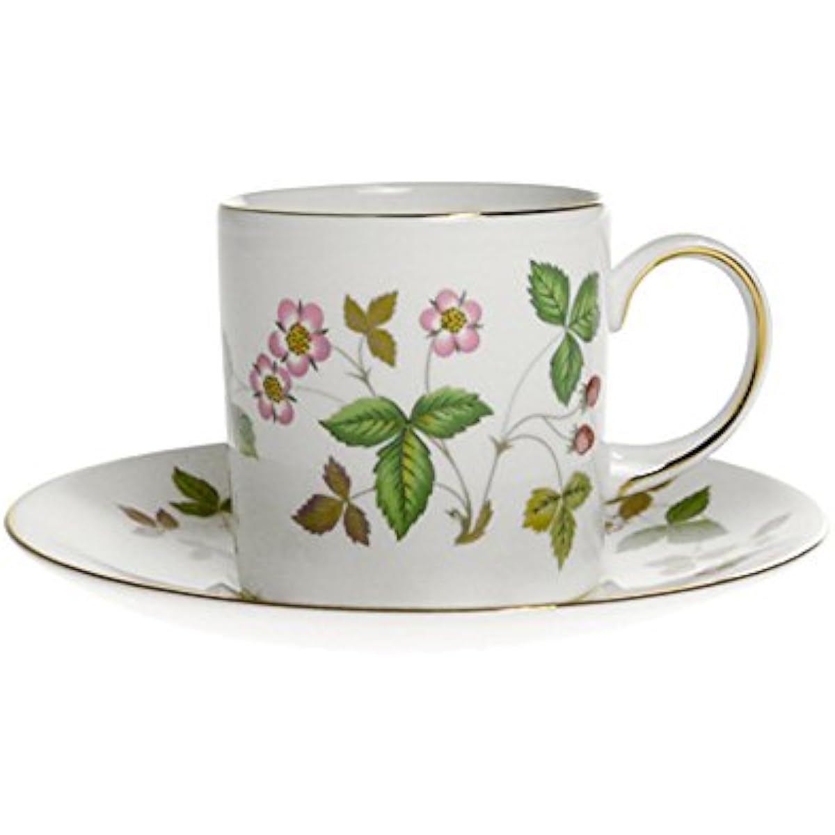 Wedgwood Wild Strawberry Coffee Cup & Saucer Can [Parallel Import] 50105504019/02019