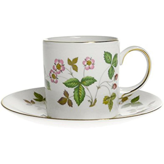 Wedgwood Wild Strawberry Coffee Cup & Saucer Can [Parallel Import] 50105504019/02019