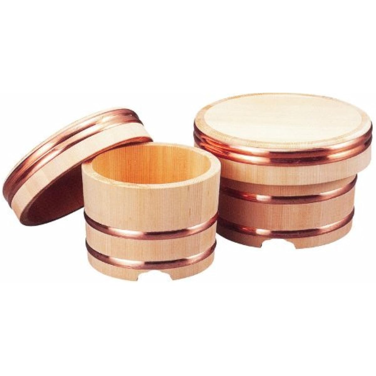 Koyanagi Sangyo Domestic Edo Bitsu (Kiso sawara wood) Diameter 15cm (approx. 2 cups) 60018