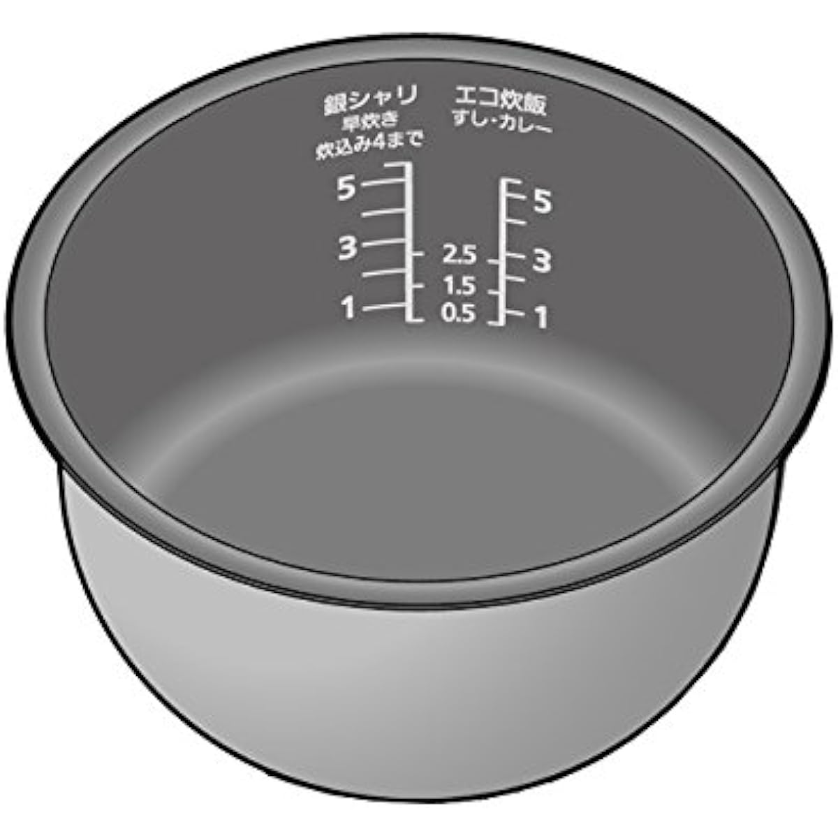 Panasonic Panasonic IH jar rice cooker 5.5 cups inner pot ARE50-J96