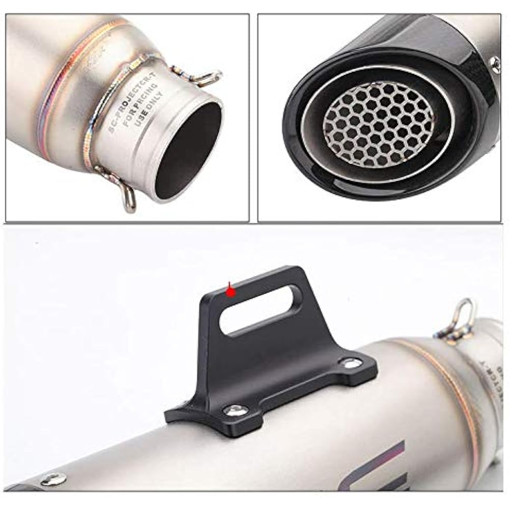 Slip-on Muffler, Bike Silencer, General Purpose, 2.4 inches (60.5 mm)