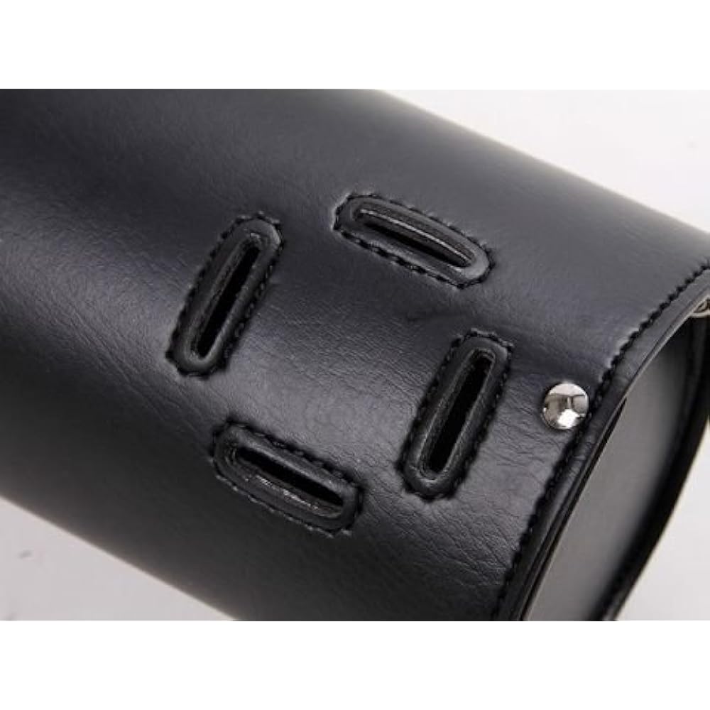 DEGNER DTB-2 Synthetic Leather Tool Bag for Motorcycle Black