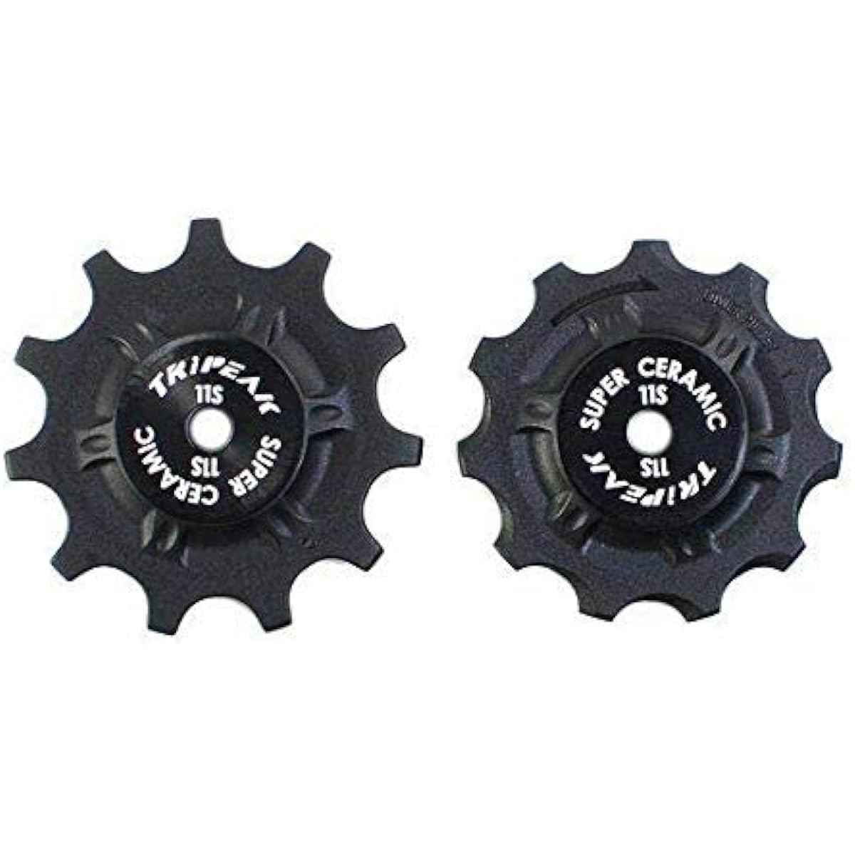 TRiPEAK Super Ceramic 11T Pulley Set for SHIMANO 11 SPEED, Black #EM1006-self