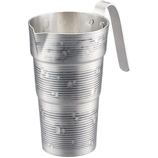 Shinkoukinzoku Sake Tanpo, Tin Covered, 2 Cups, Pure Copper, Tin Covered, Setsugekka, Handmade Chirori CF-32-1SN