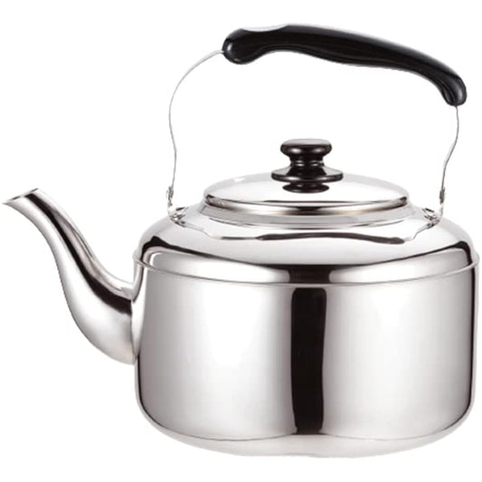 Hirosho Kettle Stainless Steel Big Kettle Large Size 9.5L IH Direct Fire Gas Stove Compatible Stainless Steel Wide Mouth Standard Children's Party Cooking Event Large Capacity 9.5L