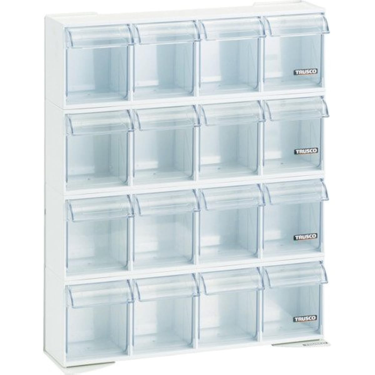 TRUSCO Tabletop Clear Pocket Stand Set CPB-4X4 Tier CPB-4S