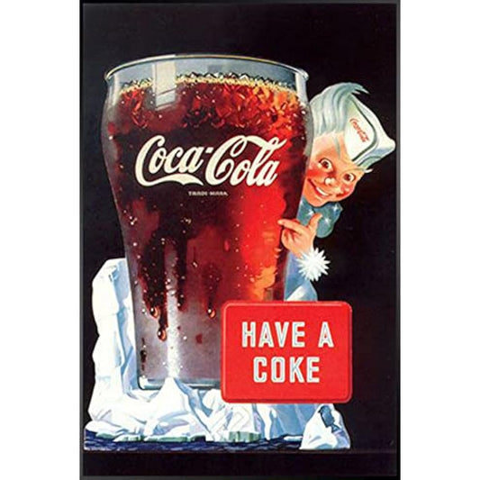 Tri-X Coca-Cola/Have a Coke+ Aluminum Frame Black Poster (Frame Set) 92 x 61.5cm (2400-3669B)