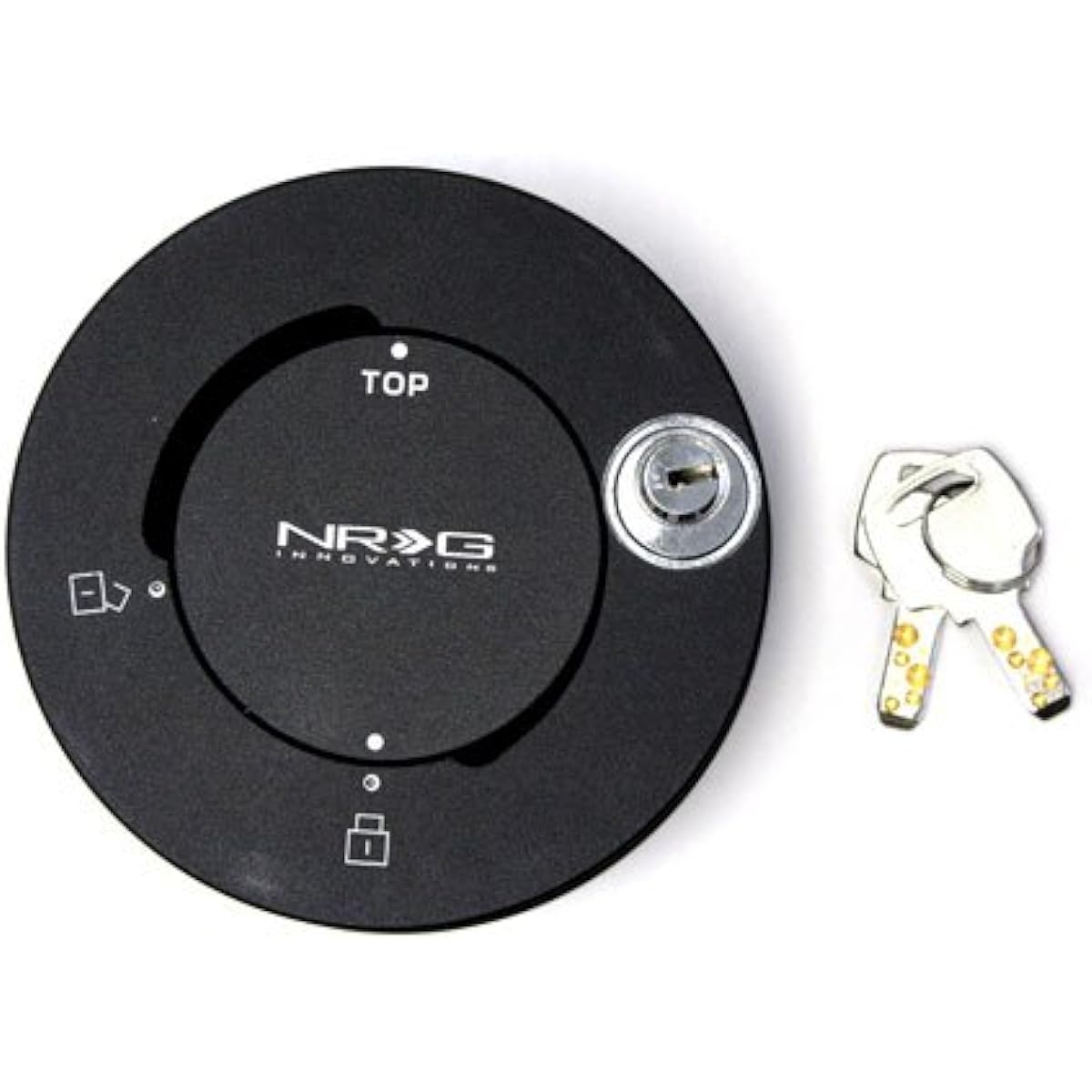 With NRG Quick Hub Lock Mat Black Quick Release Skit