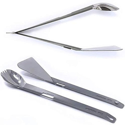 Full Windsor THE SPLITTER Splitter Titanium Multi-cooking Utensil Spoke + Patula = Tongs [Domestic Genuine Product]