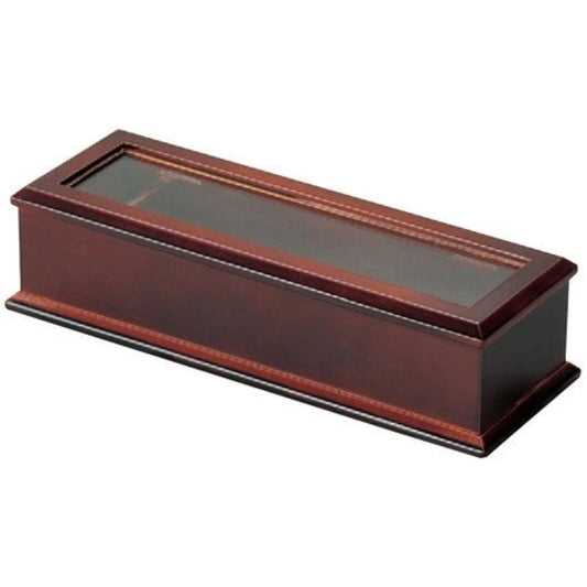 Chopsticks, high-end chopsticks box, ケヤキ色 [29 x 10 x 7.3cm] Wooden products (7-869-4) Ryokki, inns, Japanese utensils, restaurants, business use