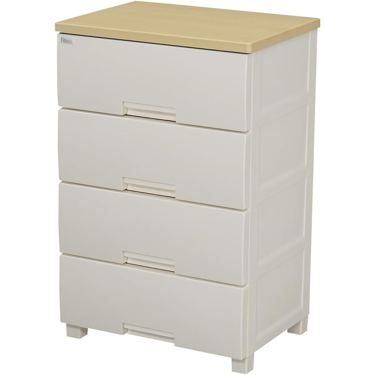 Tenma F5504 Chest designed for ease of use and security Fitz Plus 4 Tier Maple Living Chest Drawer Clothes Case Storage Width 55 x Depth 41 x Height 85cm