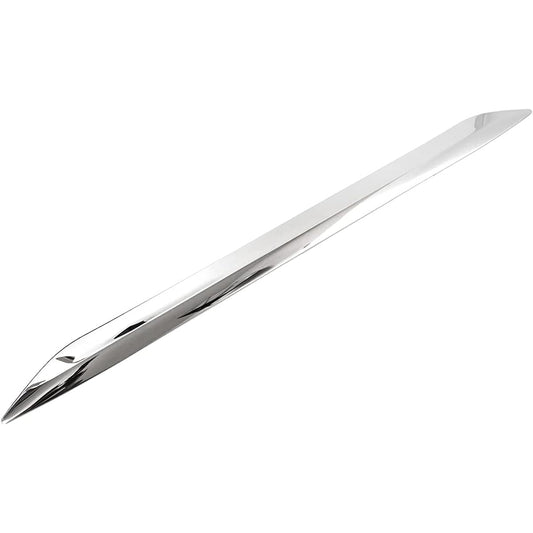 Lukes 40 Series Front Lip Cover Plated Metal Metallic Chrome Stainless Steel Hairline Finish 1P FJ5320