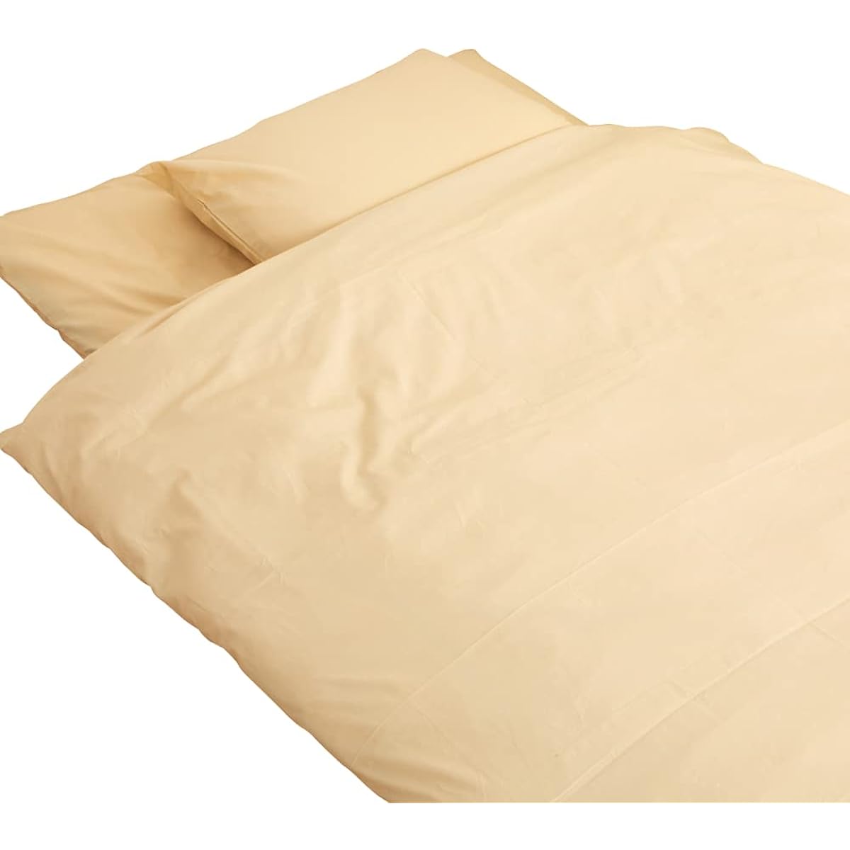 Futon Studio Plain Cover Series Double Duvet Cover (190cm x 210cm) Beige