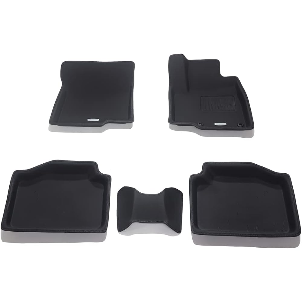 Clazzio Floor Mat 3D Type Set for 1 Note R3(2021)/1~ / Note Aura R3(2021)/8~ Cold Region Specification Vehicle NEW Rubber Type Black EN-5287 [5EENB5287K]
