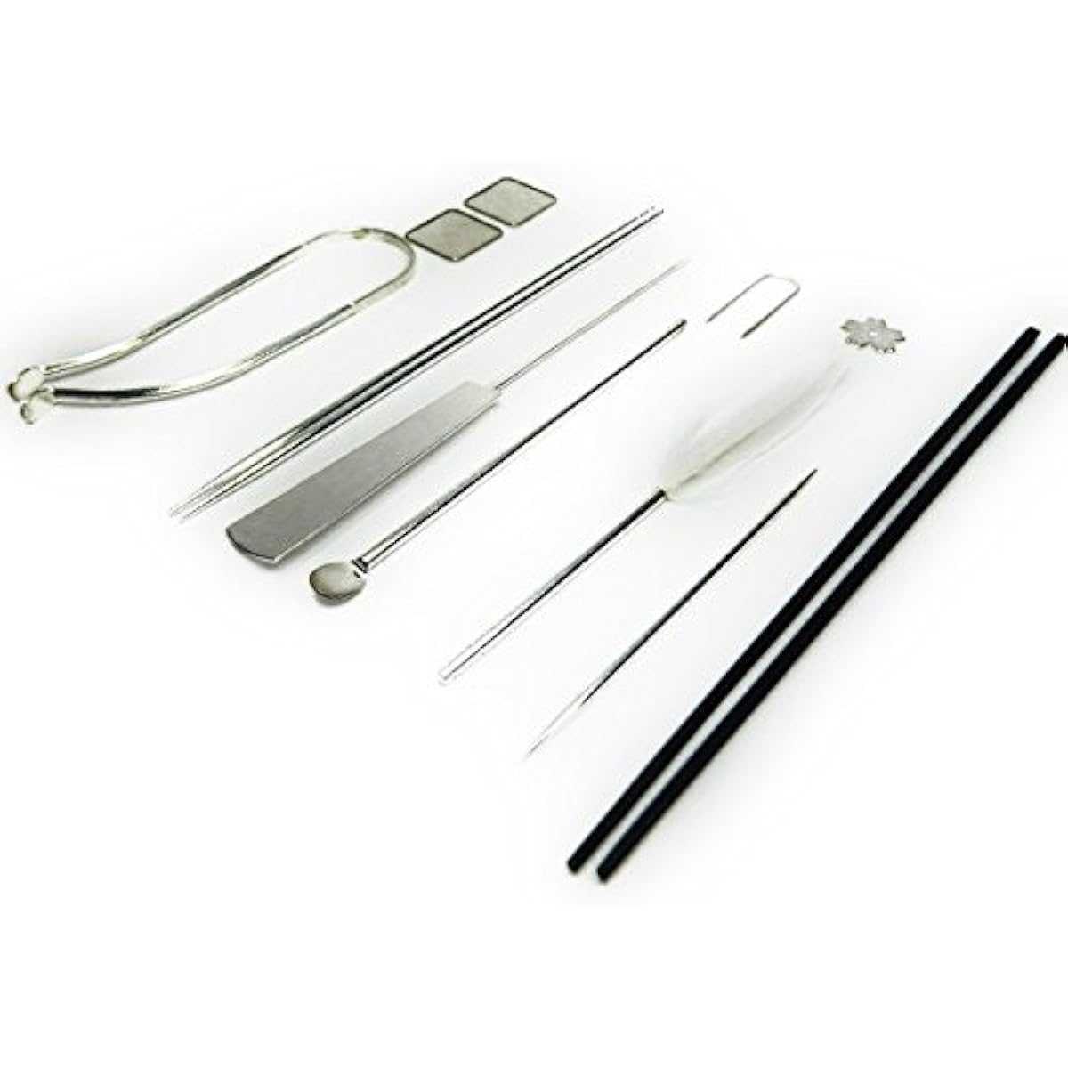 Fire utensils 7 utensils (Nanatsu utensils) 11 items Made in Japan Made in Sanjo City, Niigata Prefecture Incense utensils set Introduction to incense ceremony Tea utensils