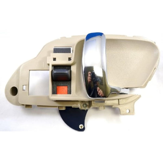 PT Auto Warehouse GM -2576MH -RH - Internal internal door handle, light beige/tongue motion, with chrome lever -the passenger side side