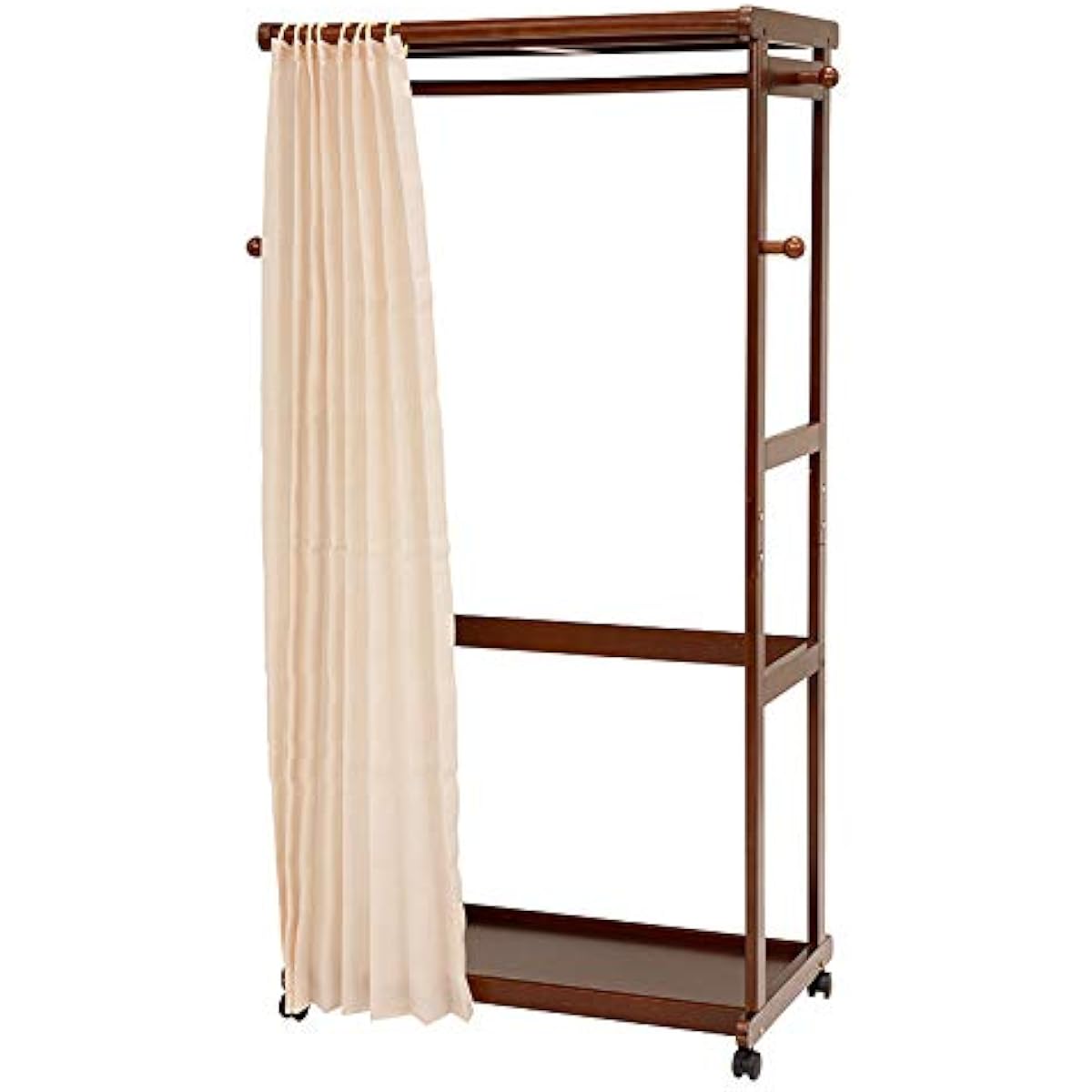 Hagiwara Hanger Rack Dark Brown Width 92 VR-7234DBR
