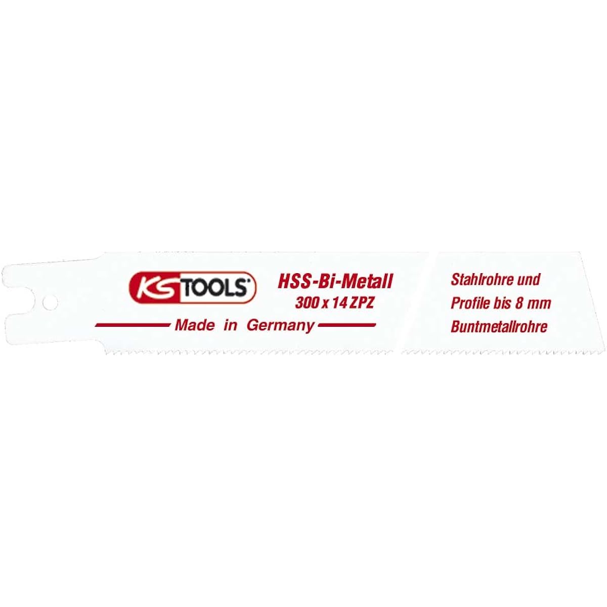 KS TOOLS Saber Blades Rems HSS-Bi-Metall 300mm 1,8mm I saw a pack of 5 Saber saw blades Rems HSS-Bi-Metall 300mm 18mm pack of 5 129.4457