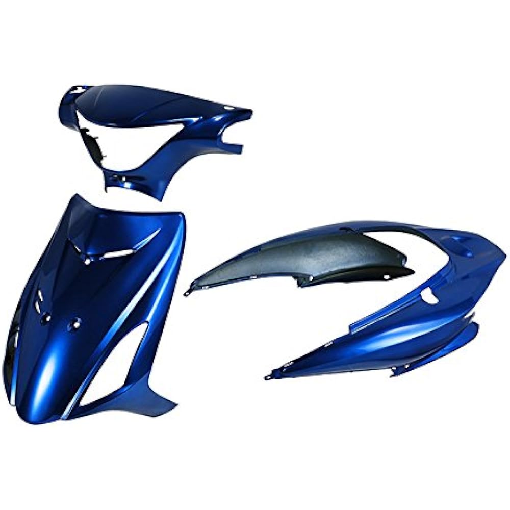 Bike Parts Center Exterior Set 3 Piece Set Black Black Cowl Painted Genuine Type Suzuki Address V125S CF4MA 3155