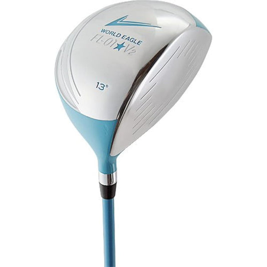 World Eagle FL-01V2 Ladies 450cc Driver White Aqua Blue Right WE-FV2-Dr-BR L 13
