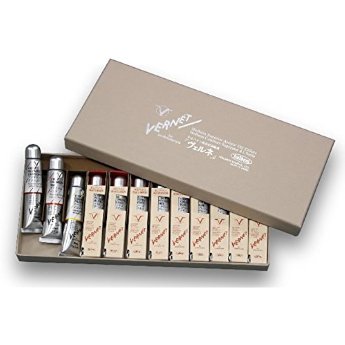 Holbein High Quality Oil Paint Vernet V192 20ml 12 Color Paper Box Set II 11192