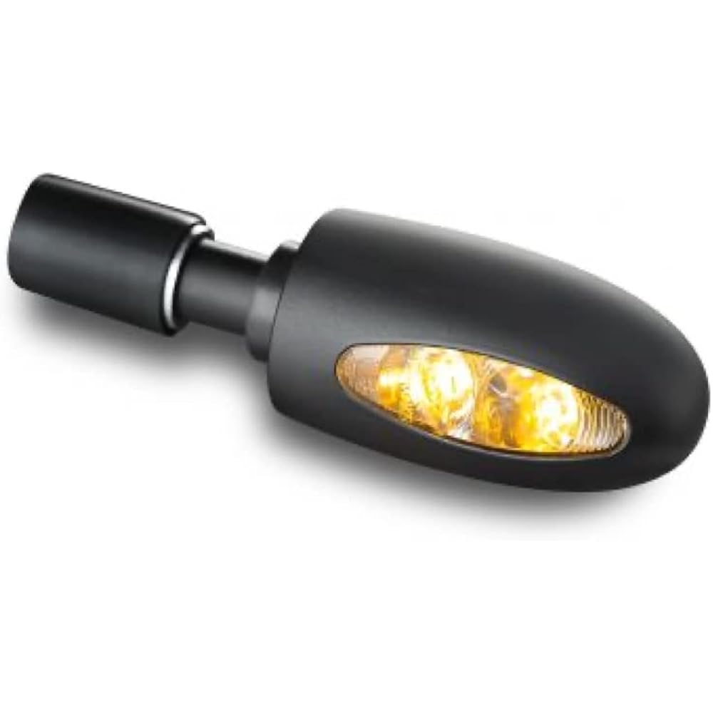 Kellerman Handlebar End Turn Signal BL1000 LED Color: Matte Black General Purpose