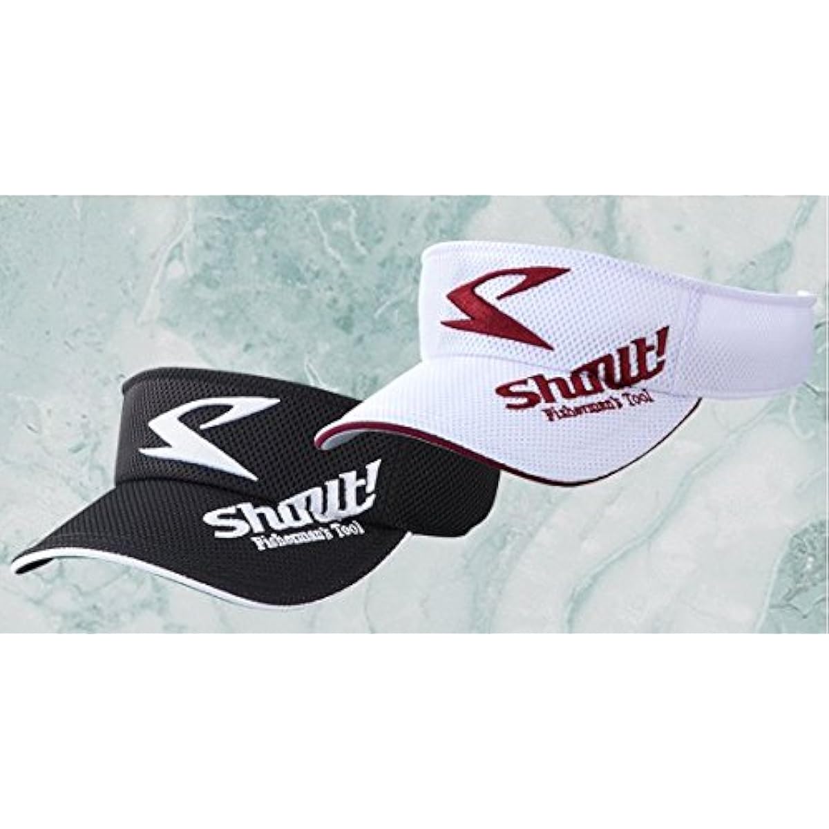 Shout! Mesh Sun Visor 55-MS-W White