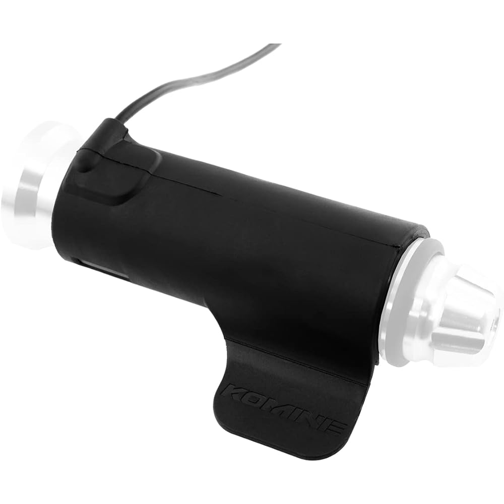 Komine EK-313 Slip-on Ergonomics USB Grip Heater for Motorcycles Black Free