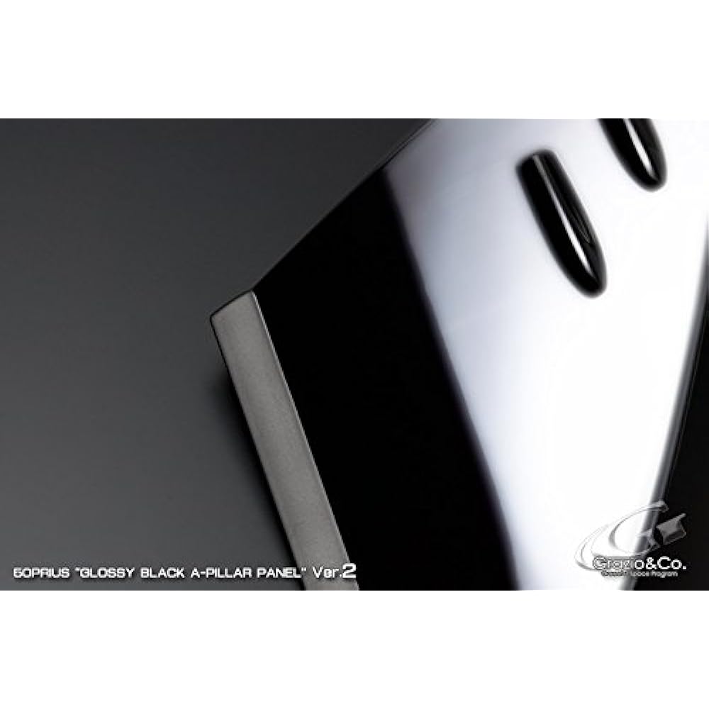 Grazio&Co. 50 Prius Glossy Black A Pillar Cover PHV Base Ver.2 GBK