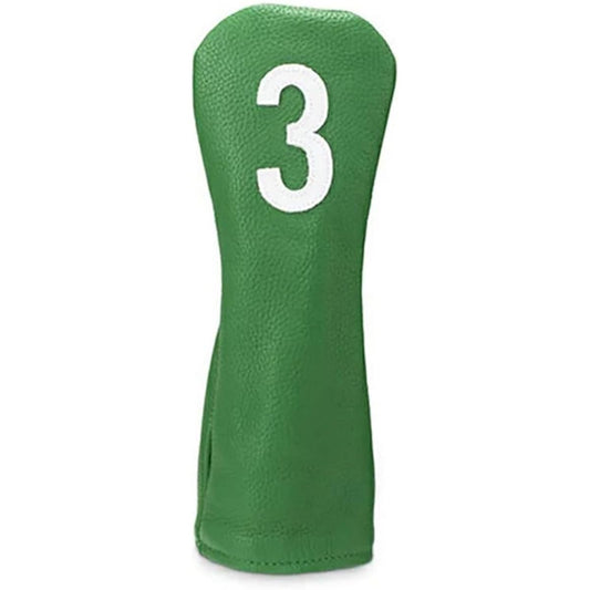Leather head cover number HC1122 FW#3 Green