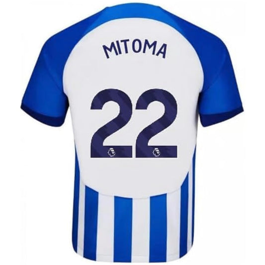 Mitoma Kaoru Brighton Soccer Uniform Japan National Team Home Uniform Number 22 Replica Soccer Uniform for Children Junior GV Original Set Product