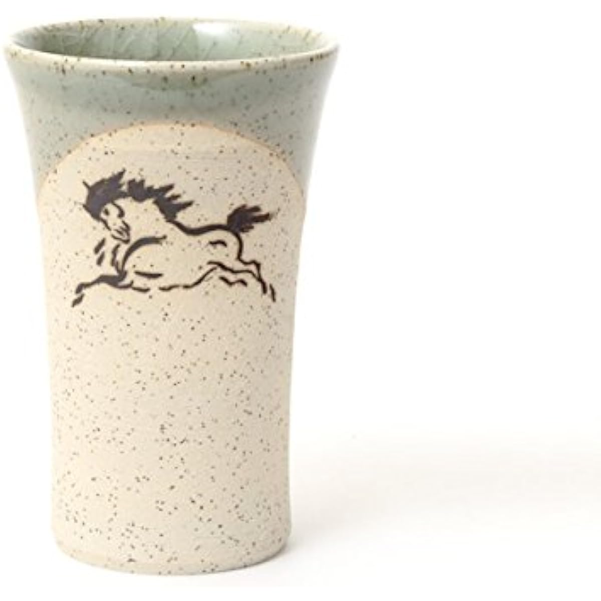 Ohori Soma Ware Matsunaga Kiln Small Tumbler (Green) Tumbler Sixtieth Birthday Gift Present Tea Cup Stylish Summer Beer