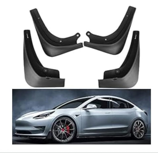 MOTROBE TESLA Model 3 Mad Flap Flap Frorch Plash Guard Fender Kit Drill No Hole 2016-2021