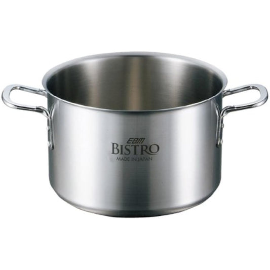 EBM Bistro 3-layer clad half-body pot 33cm without lid