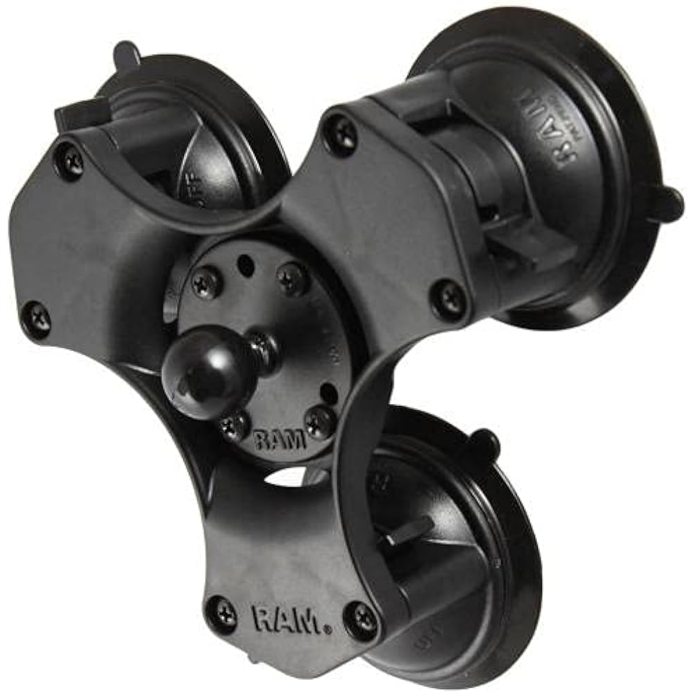 RAM MOUNTS Triple suction base 1 inch ball RAP-B-365-224-1U