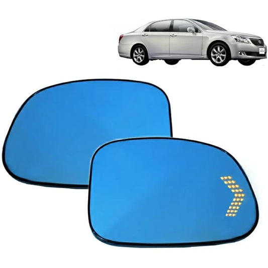 200 Series Crown Genuine Mirror Replacement Type, LED Sequential Turn Signal, Door Mirror, Blue Mirror Lens (Built-In Mirror Heater)