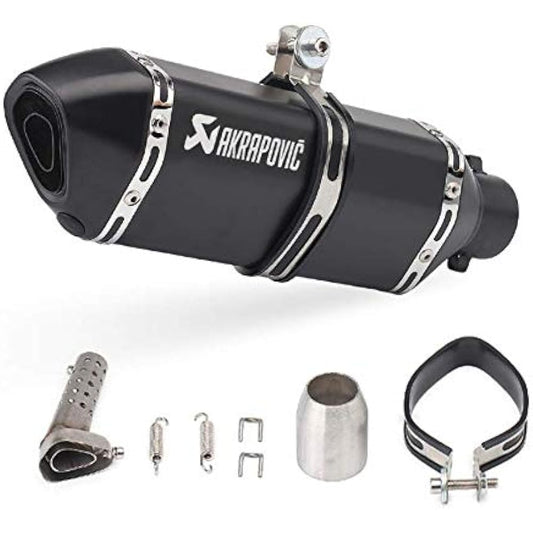 Slip-on Muffler Motorcycle Silencer, 1.5, 2.0 inches (38, 50.8 mm)