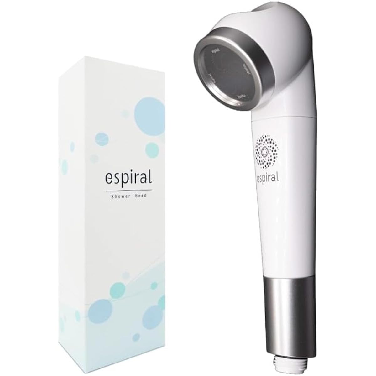 espiral Shower Head Nano Bubble [Made in Japan] Chlorine Removal, Water Saving, Beautiful Skin Effect, Beautiful Water Stream, Micro Nano Bubble, Ultra Fine Bubble, Bubble Bath (Main Unit)