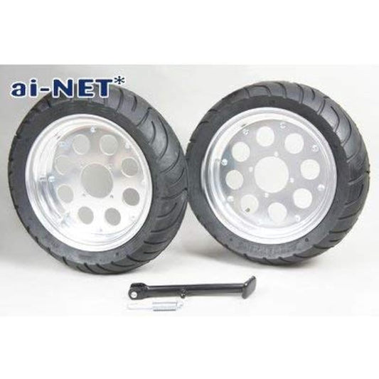 [6 months warranty included] [Monkey] [Gorilla] 10 inch aluminum wheel bike tire set A type [made by Ainet] 334