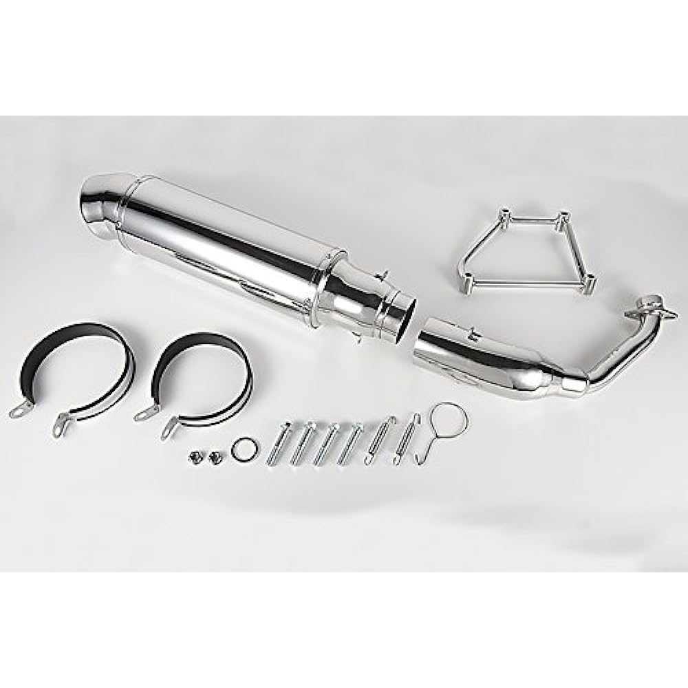 Bike Parts Center 202801 Yamaha Majesty/C SG03J Thick Stainless Steel Muffler