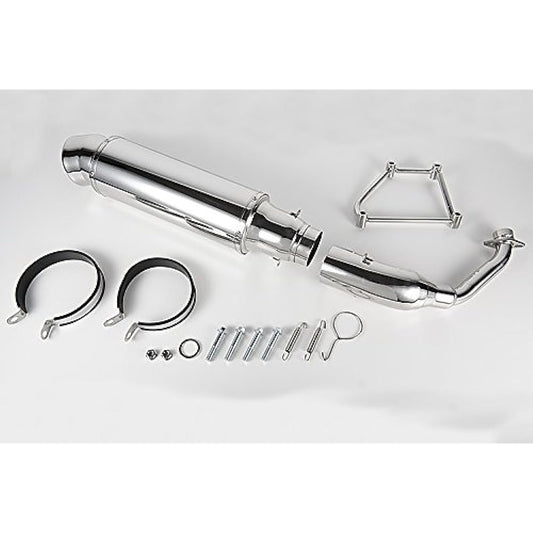 Bike Parts Center 202801 Yamaha Majesty/C SG03J Thick Stainless Steel Muffler