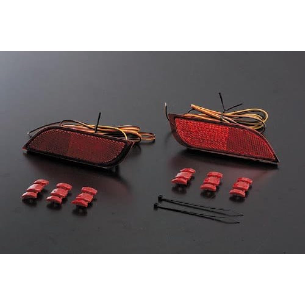 VALENTI Jewel LED Rear Bumper Reflector Type 1 Red Subaru General Purpose RBR-SB1