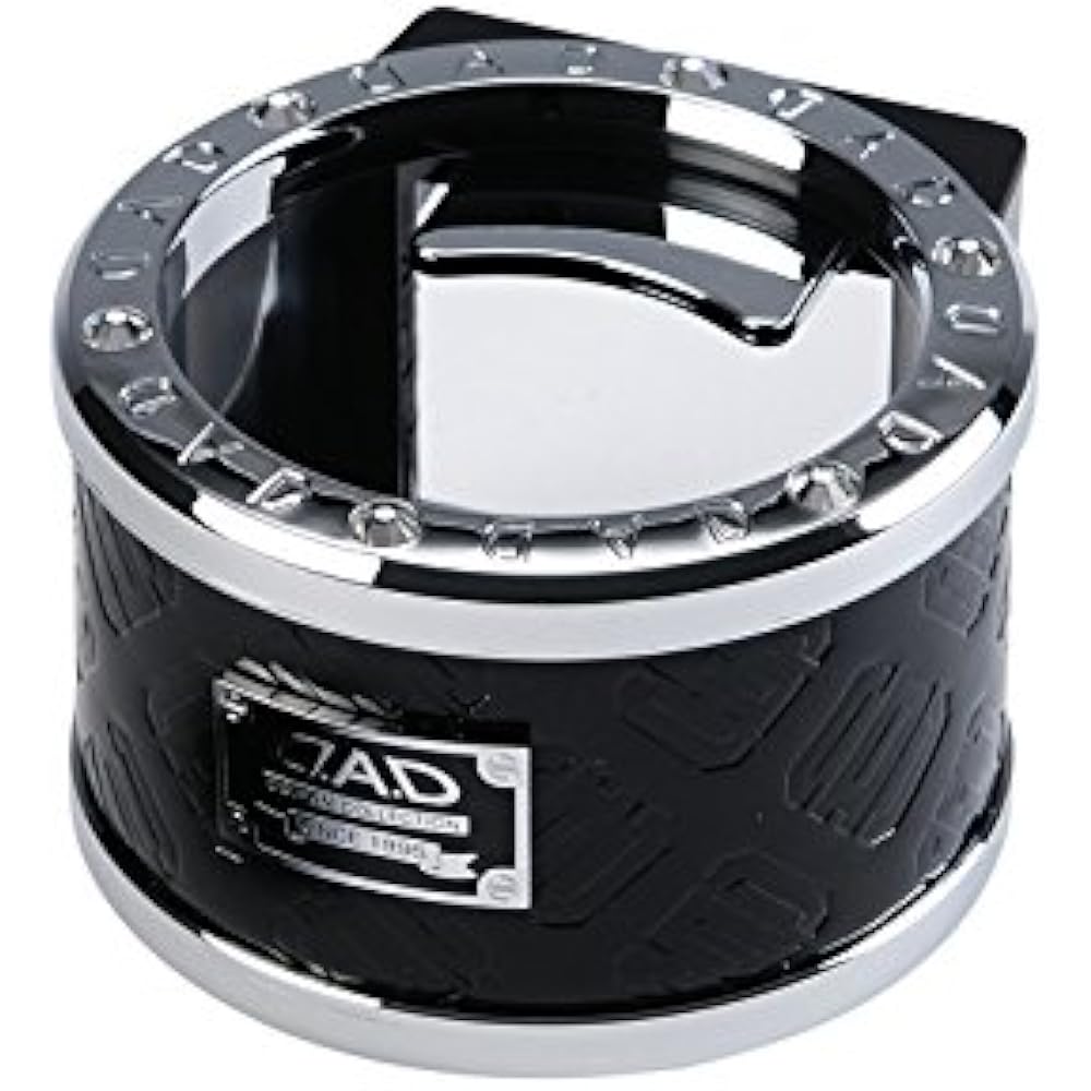 Garcon DAD Drink Holder Type Monogram Leather Enamel Black/Silver SB035-01 D.A.D