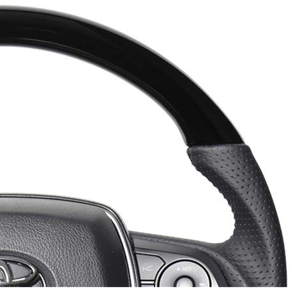 REAL Steering [Harrier (80 series)] Piano Black TYFP-PBW