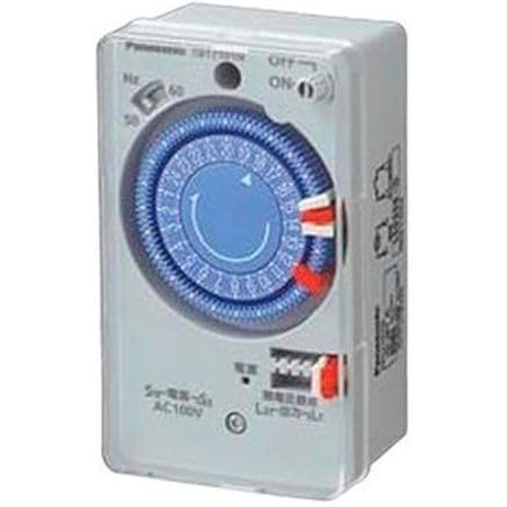 Panasonic Box Type Time Switch AC Motor Type For AC100V 24 Hour Type 1 Circuit Type Separate Circuit TB17101N