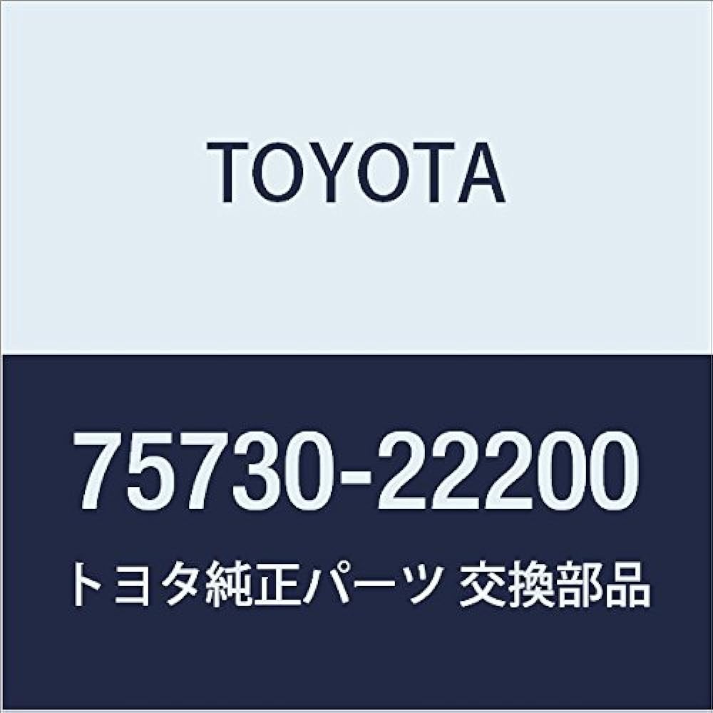 Toyota Genuine Parts Rear Door Belt Molding ASSY RH Altezza/Altezza Zita Part Number 75730-53011