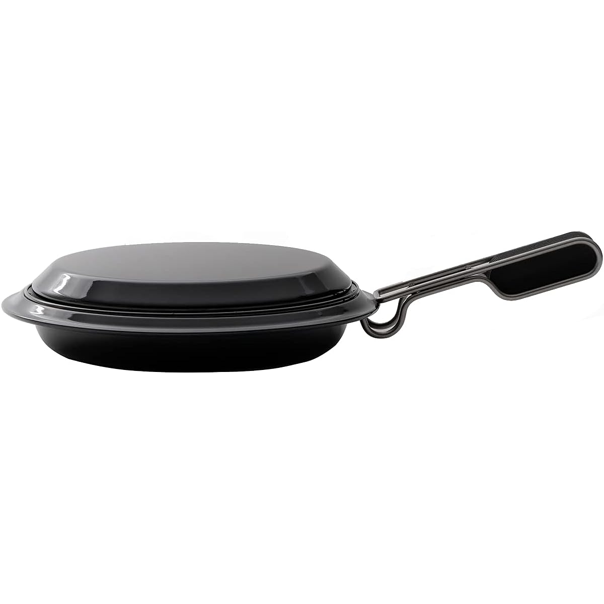 Object Made in Japan Enamel Skillet Plate 25cm Black
