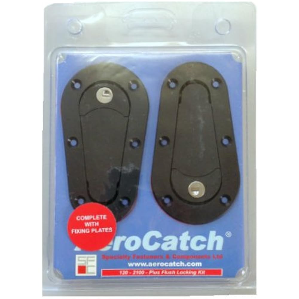 SFC NEW AEROCATCH Aero catch & NEW fixing plate complete kit plus type 120-2100 with KEY