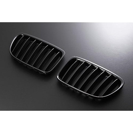 Import Kidney Grille BMW X1 E84 09-UP Gloss Black